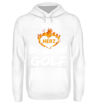 Geschenk Herz brennt Golf
