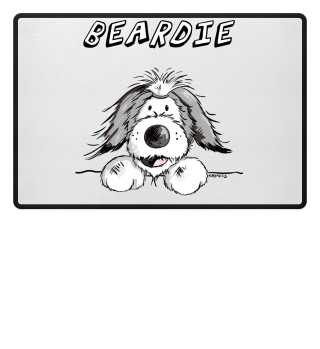 Funny Beardie I Bearded Collie Dog Comic