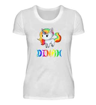 Dinah Unicorn Kids T-Shirt