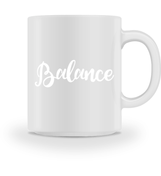 Balance. | white