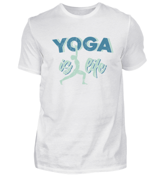 Yoga ist schön - Geschenk Yogalehrer