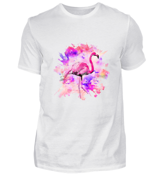 Flamingo Aquarell T-Shirt