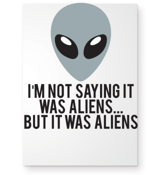 Aliens UFO Area 51 Geschenk