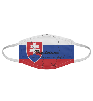 Bratislava - Hauptstadt mit GPS-Koordinaten & Flagge