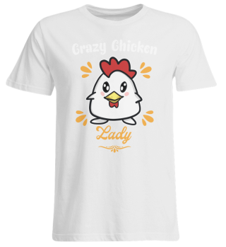 Crazy Chicken Lady Poultry Lover Cute Chickens poison print