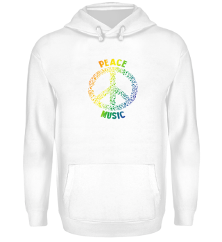 Peace Sign And Music Geschenkidee