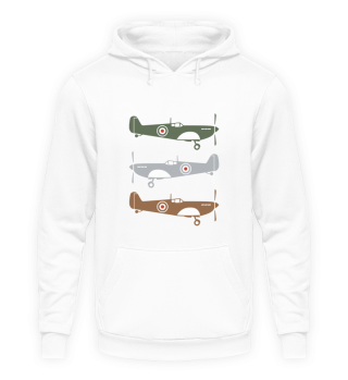 Pilot Colorful Spitfire Airplanes Aeroplanes Gift product