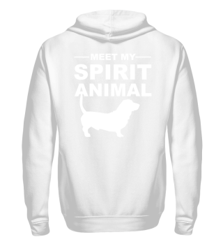Meet Spirit Animal - basset hound white