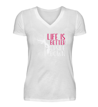 Life is better upside down gift