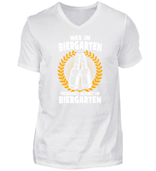 Bier Spruch Shirt - Biergarten