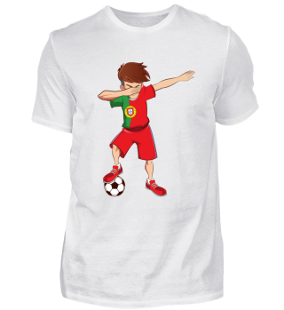 Dabbing Portugal Fussballer T-Shirt