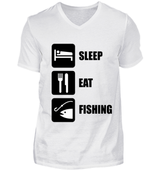 sleep eat fishing
