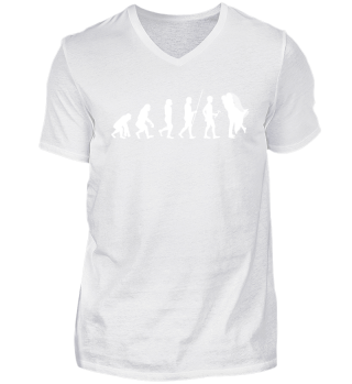 Evolution zu Hochzeit - Tshirt