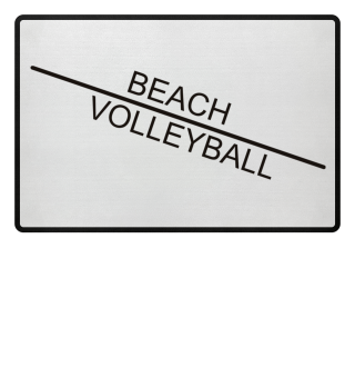 Beach Volleyball line - black