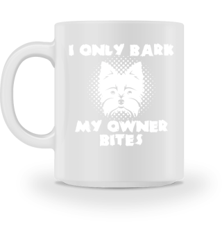 I only bark - My owner bites