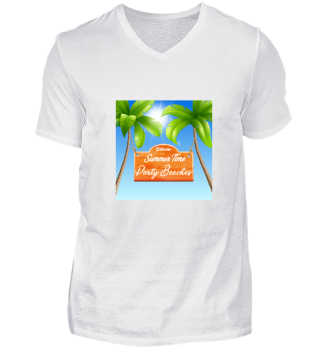 Summer Time Party Beaches Birthday Gift