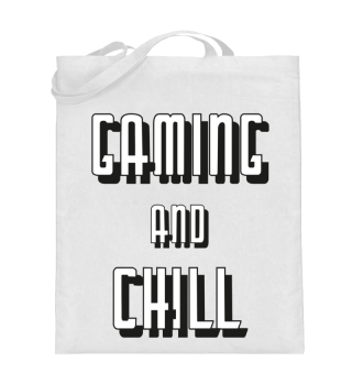 Gaming and Chill Jute Beutel
