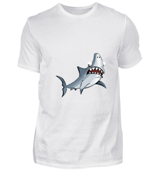 Erschreckter Hai T-Shirt