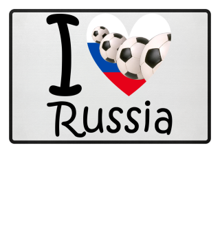 I love Россия and футбол