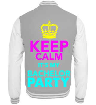 GIFT- KEEP CALM BACHELOR PARTY PINK