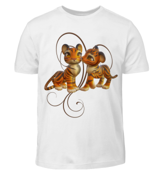 Tiger Kiss (Kinder T-Shirt)