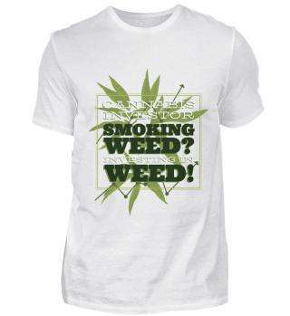 Cannabis Investor Smoking Weed