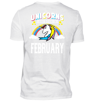Unicorns are born in February