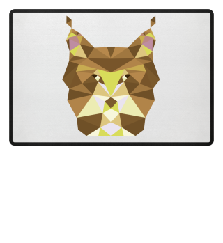 Low Poly Art Lynx Fantasy - Gift Idea