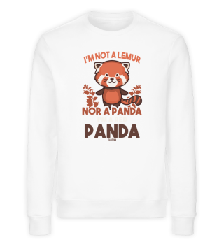 I'm not a lemur nor a panda i'm a red pa
