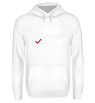 Run Rum - Lustiges Rum-Liebhaber Shirt