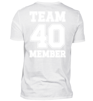 40 Team Member - Verein Gruppe Mitglied