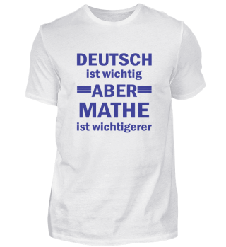 Mathe Deutsch Schule Spruch Geschenk