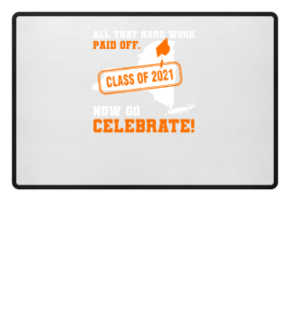 2021 New York Graduation Class Themed Design graphic