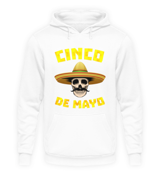 Cinco de Mayo Funny Skull Mexican design for Mexican Lovers