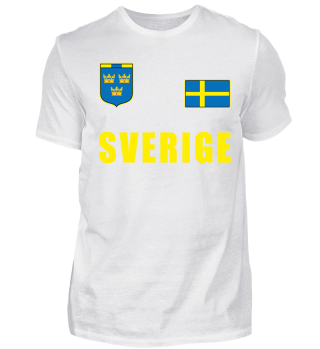 Sverige Soccer T-Shirt | Jersey Trikot