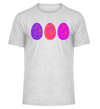 ★ Three Boho Ornaments Easter Eggs 3