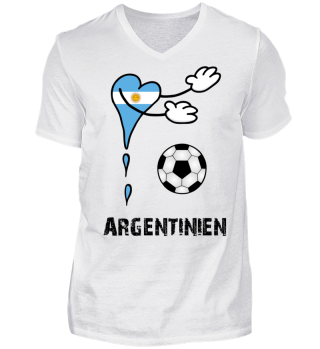 Flagge Fanshirt Argentinien Fußball