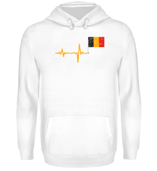 Heartbeat Belgium flag gift