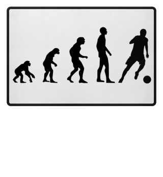 Evolution - Fußballspieler- Fußball