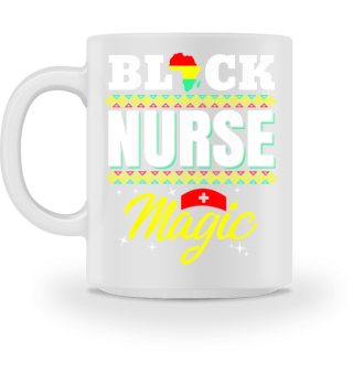 Black Nurse Afro Magic Melanin Black History