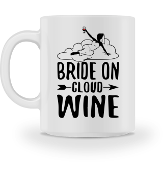 Bride on cloud wine