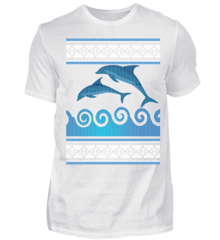 Dolphins Ugly Christmas Sweater