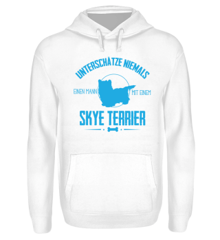 Skye Terrier Shirt-Unterschätze Mann