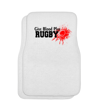 give blood play rugby love