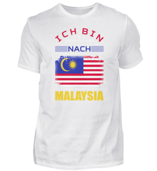 Malaysia Fahne Auswanderer Geschenk