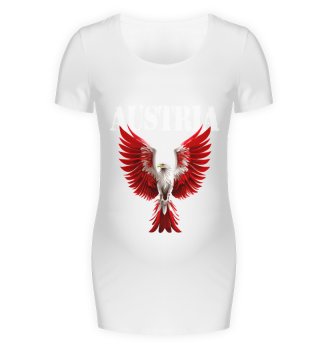 Cooles Austria Shirt - Österreich Design mit einem Coolen Adler. Weiße Schrift.