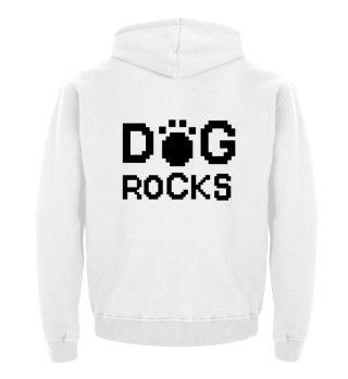 Dog Rocks Pixelated Paw Shirt