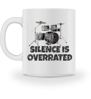 Silence is Overrated Drum Kit T-Shirt
