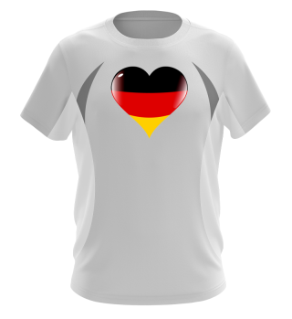 Herz Deutschland Danke Fan