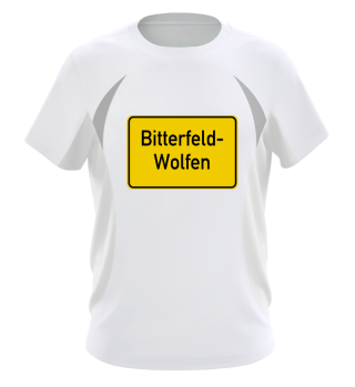 Bitterfeld-Wolfen Ortsschild